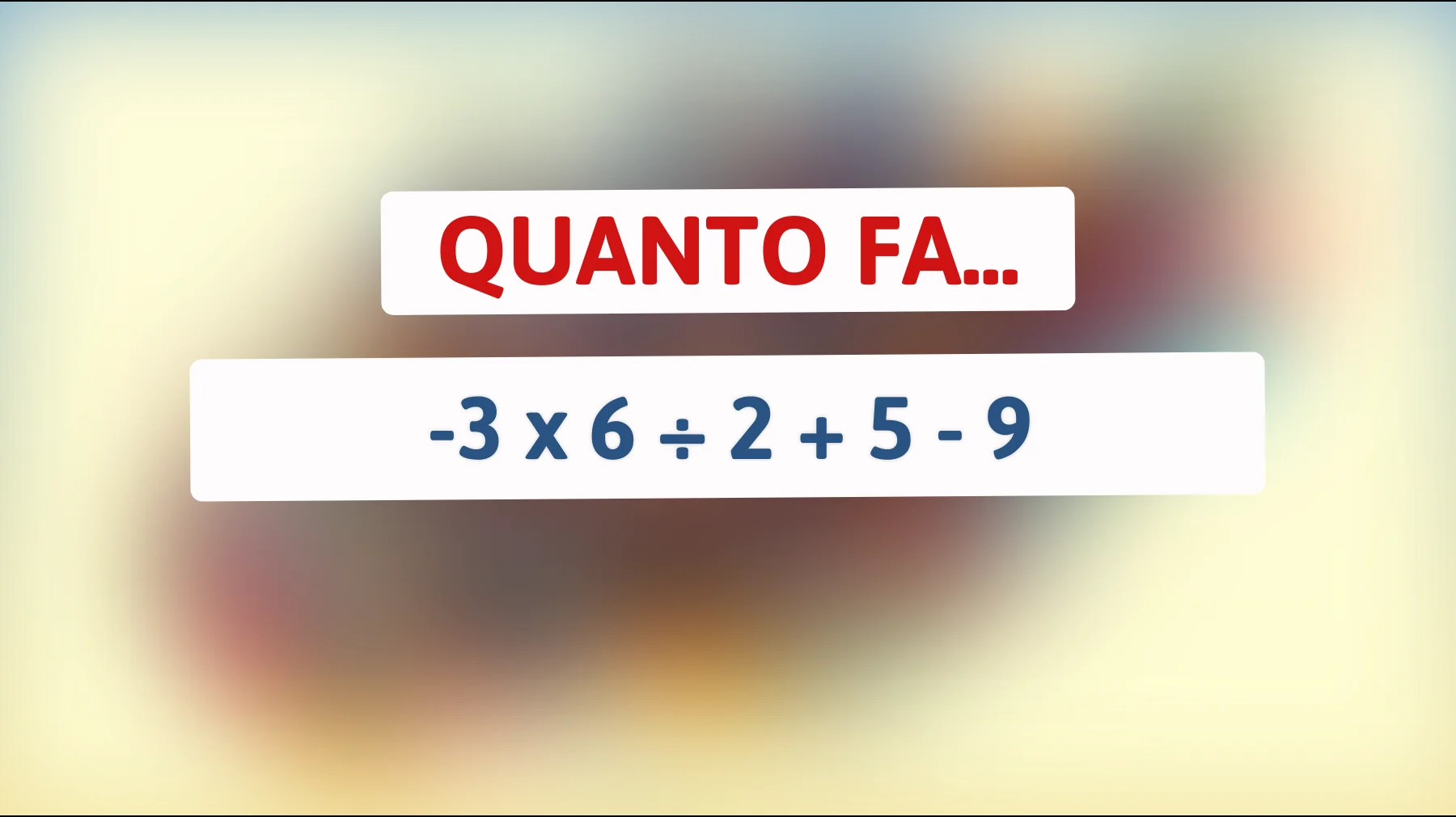 "Solo il 2% delle persone può risolvere questo enigma matematico: sei abbastanza intelligente?""