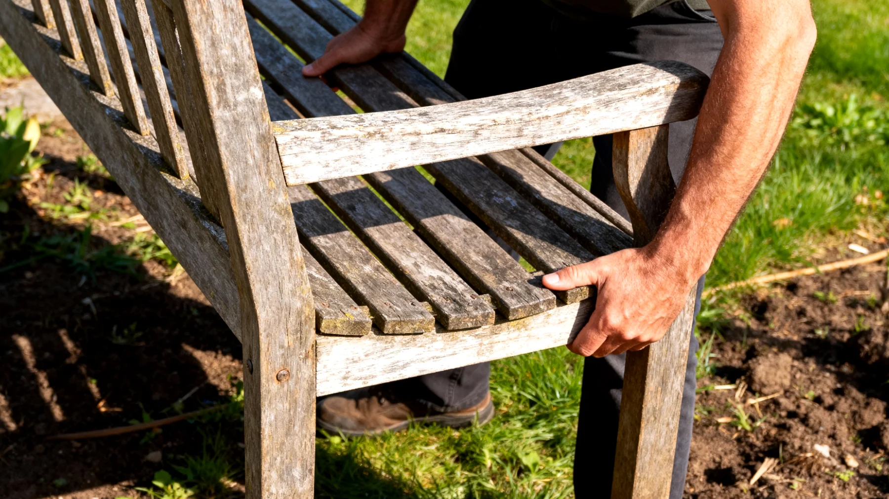 Panchina da esterno"