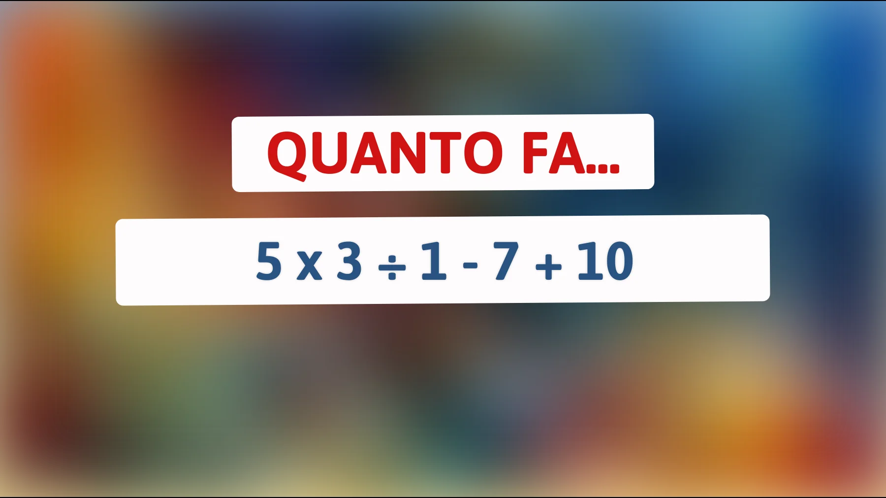 Svelato il rompicapo matematico che solo il 1% delle persone riesce a risolvere: sei abbastanza geniale da farcela?"
