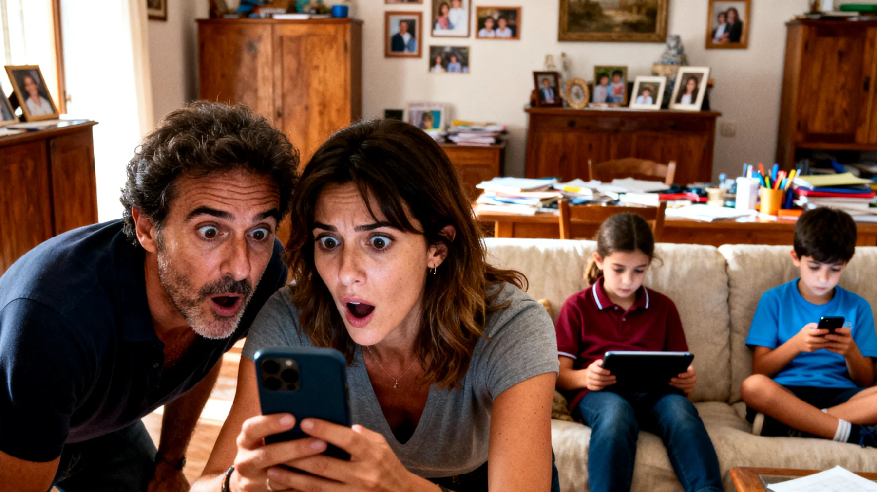 I genitori scoprono che i loro bambini, in età di scuola primaria, hanno iniziato a usare social network e app di messaggistica senza supervisione, esponendosi a contenuti inappropriati, contatti con sconosciuti e condivisione imprudente di informazioni personali e foto"